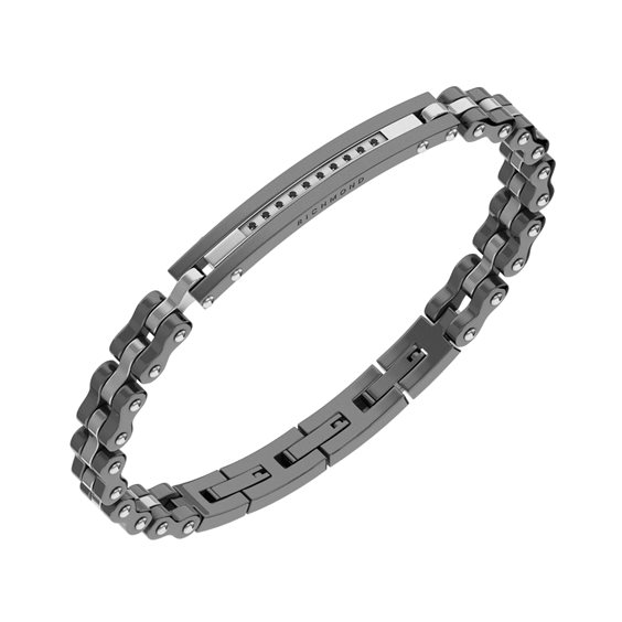 Bracelet John Richmond Homme in Titane JRCB09BW - JRCB09BW